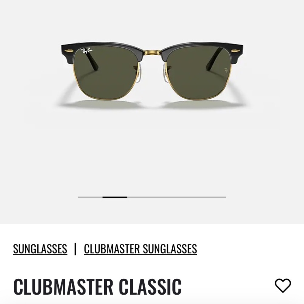 Ray-Ban Clubmaster Classic Sunglasses -Authentic, never worn, NWOT